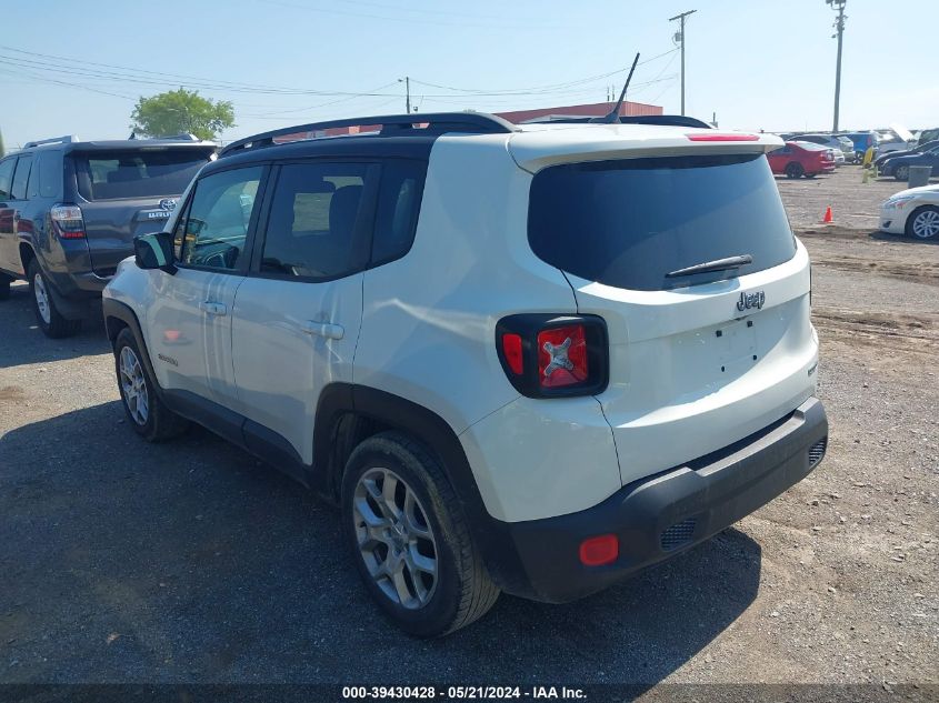 2015 Jeep Renegade Latitude VIN: ZACCJABT0FPB52293 Lot: 39430428