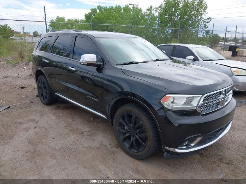 2016 Dodge Durango Citadel VIN: 1C4RDJEG0GC485658 Lot: 39430440