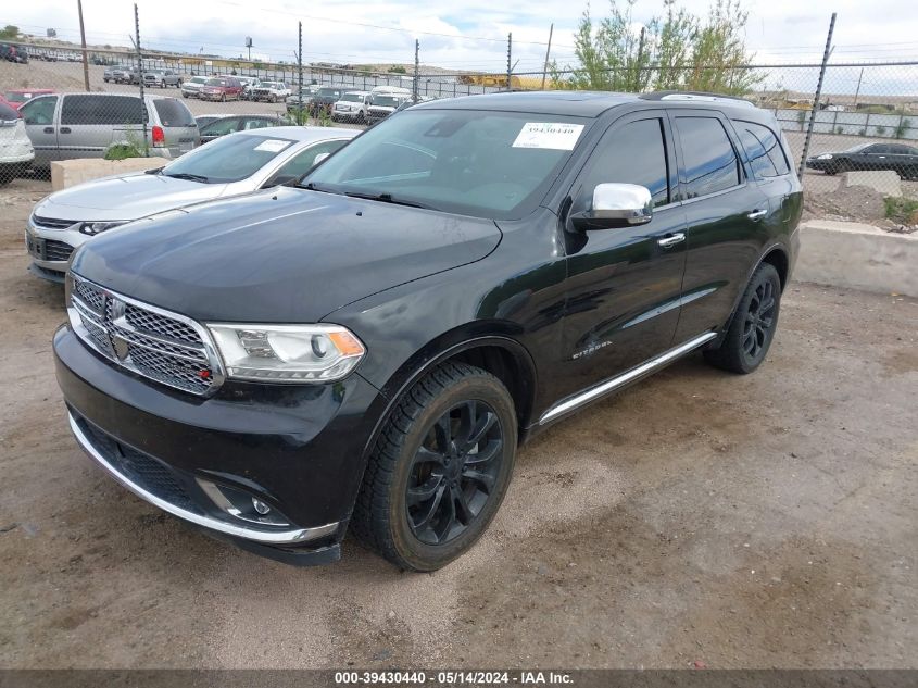 2016 Dodge Durango Citadel VIN: 1C4RDJEG0GC485658 Lot: 39430440