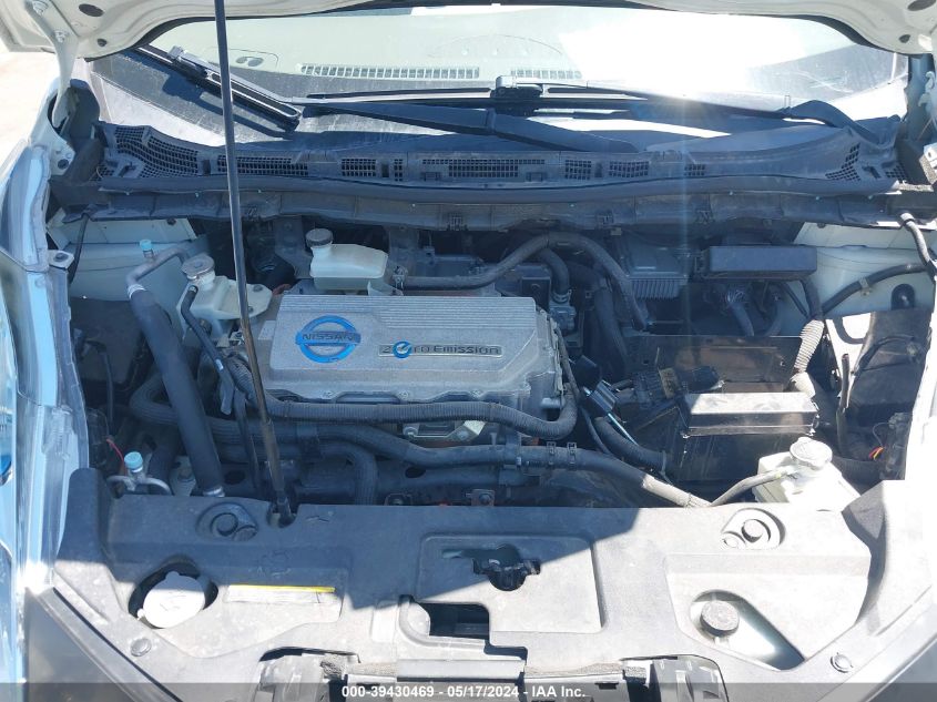 2012 Nissan Leaf Sl VIN: JN1AZ0CP6CT022755 Lot: 39430469