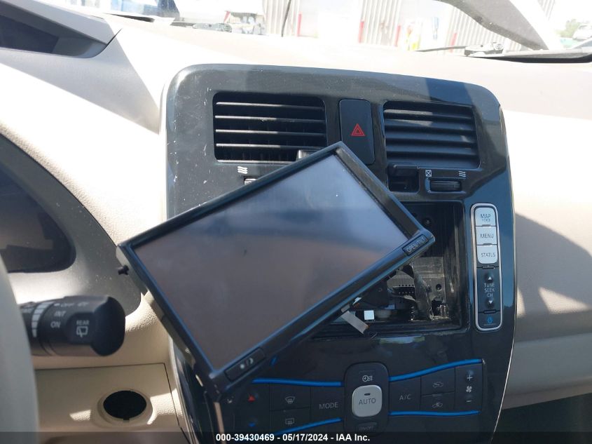 2012 Nissan Leaf Sl VIN: JN1AZ0CP6CT022755 Lot: 39430469