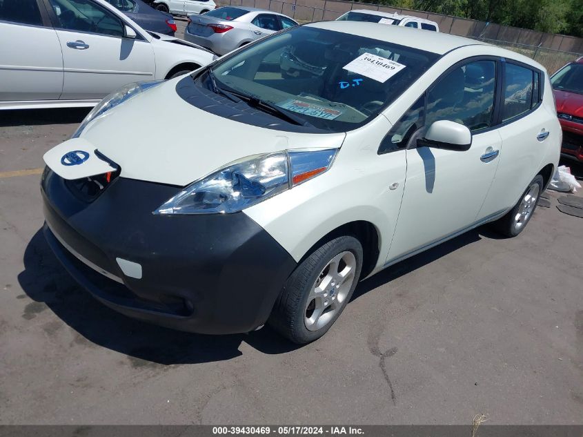 2012 Nissan Leaf Sv/Sl VIN: JN1AZ0CP6CT022755 Lot: 39430469