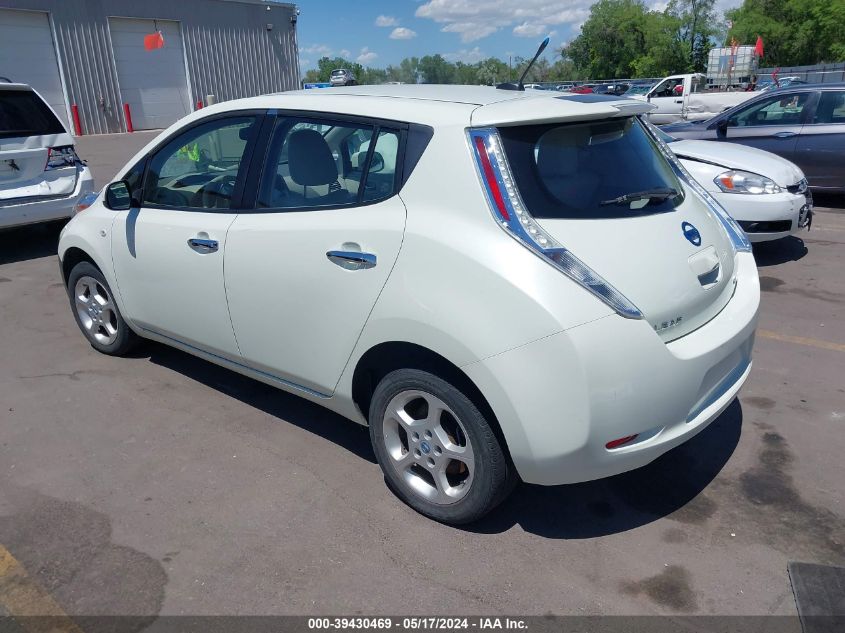 2012 Nissan Leaf Sv/Sl VIN: JN1AZ0CP6CT022755 Lot: 39430469