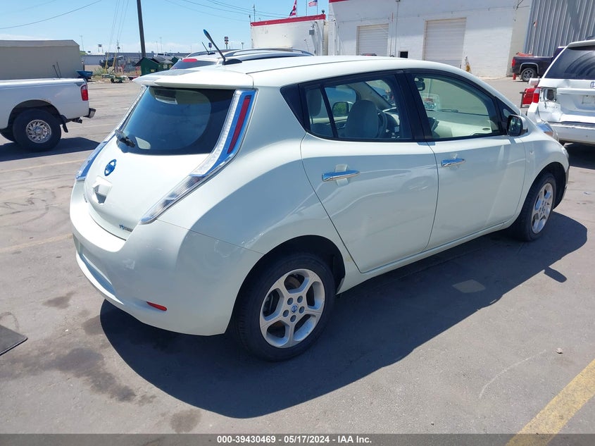 2012 Nissan Leaf Sv/Sl VIN: JN1AZ0CP6CT022755 Lot: 39430469