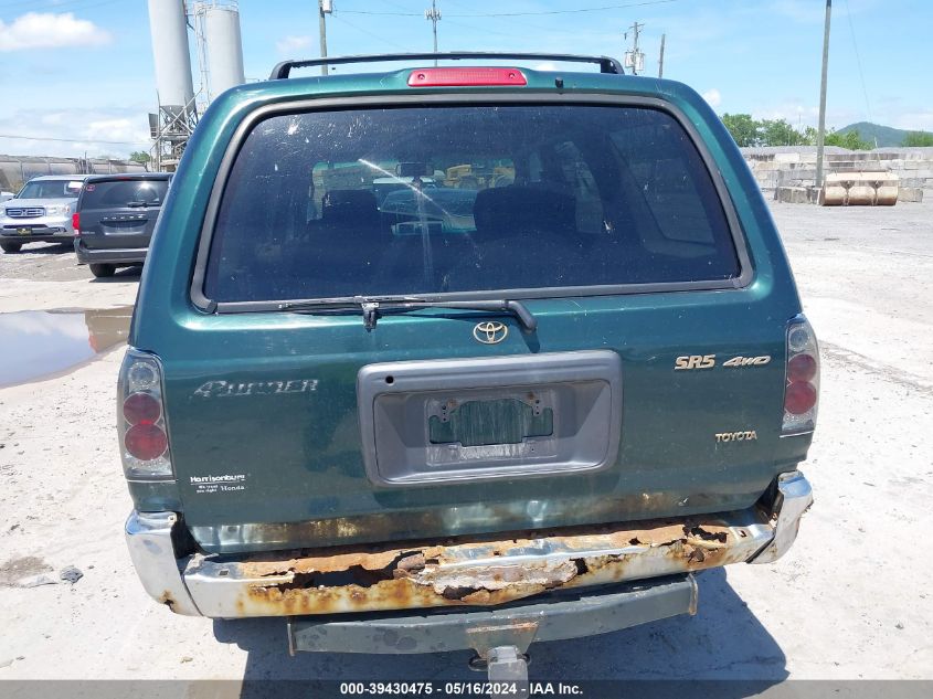 1999 Toyota 4Runner Sr5 V6 VIN: JT3HN86R3X0253630 Lot: 39430475