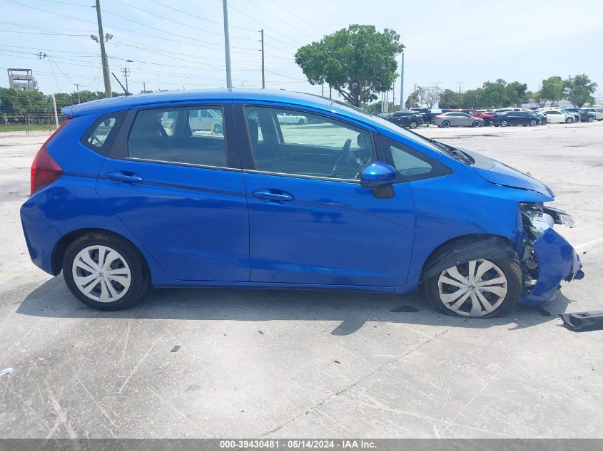 2015 Honda Fit Lx VIN: 3HGGK5H54FM751227 Lot: 39430481