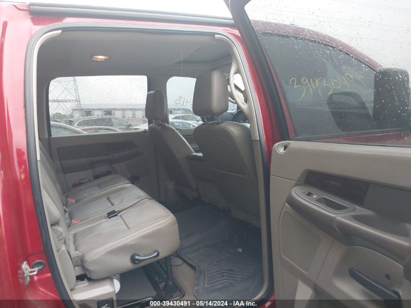 2008 Dodge Ram 2500 Laramie VIN: 3D7KS29A88G226021 Lot: 39430491