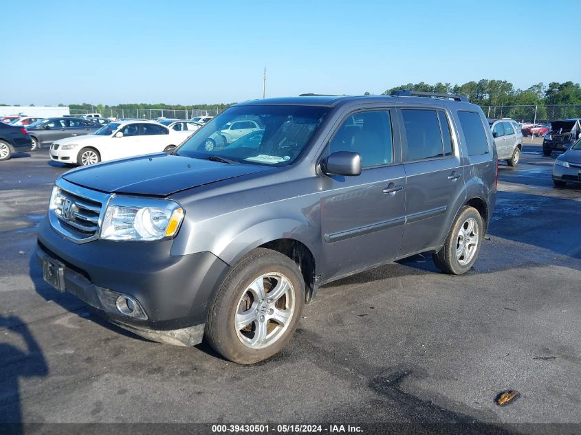 2012 Honda Pilot Ex-L VIN: 5FNYF4H59CB041841 Lot: 39430501