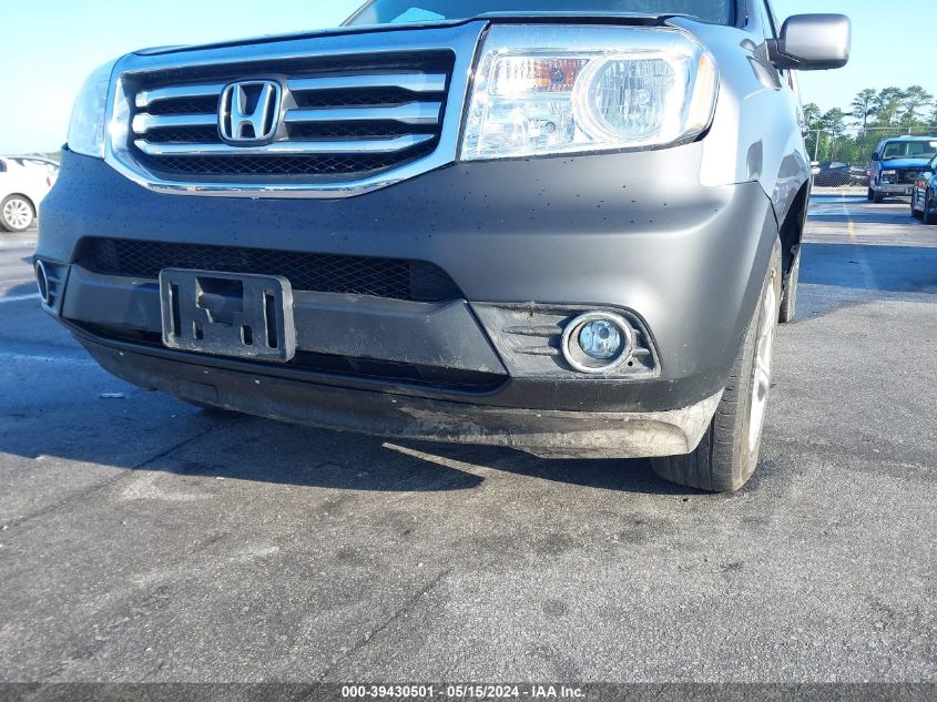 2012 Honda Pilot Ex-L VIN: 5FNYF4H59CB041841 Lot: 39430501