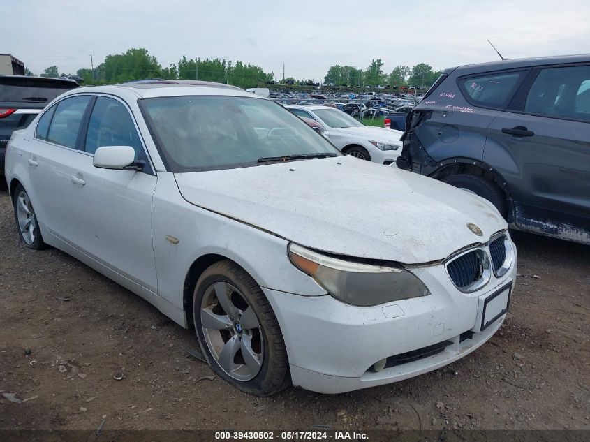 2005 BMW 525 I VIN: WBANA53555B858838 Lot: 39430502