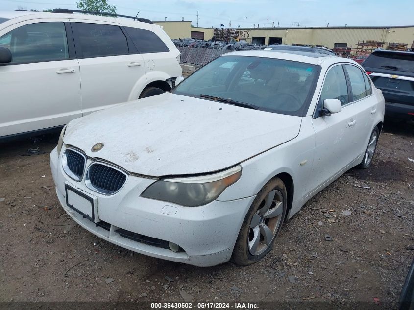 2005 BMW 525 I VIN: WBANA53555B858838 Lot: 39430502