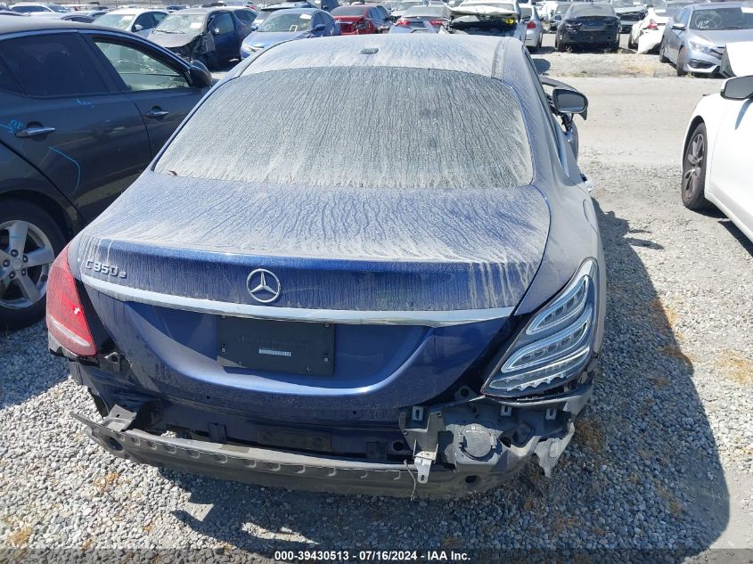 2018 Mercedes-Benz C 350E VIN: 55SWF4HB2JU259242 Lot: 39430513