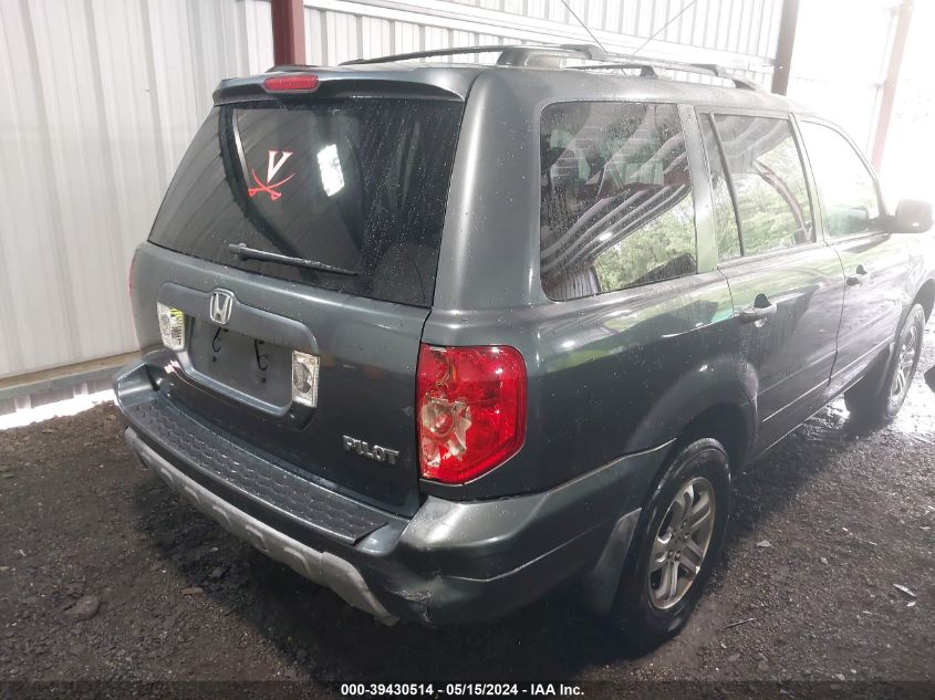 2003 Honda Pilot Ex-L VIN: 2HKYF18673H622926 Lot: 39430514