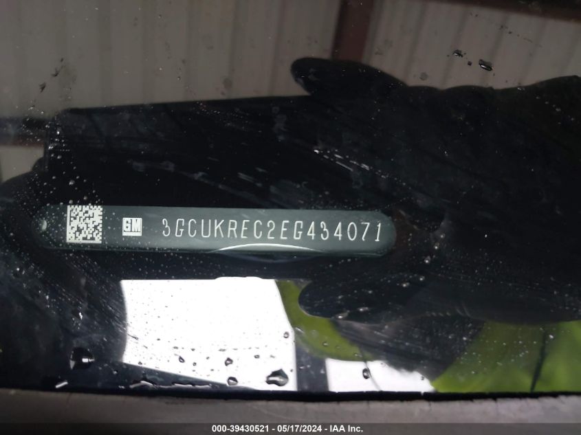2014 Chevrolet Silverado 1500 2Lt VIN: 3GCUKREC2EG434071 Lot: 39430521