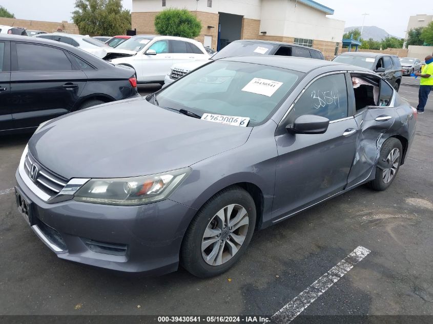 2015 Honda Accord Lx VIN: 1HGCR2E38FA166885 Lot: 39430541