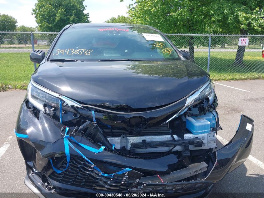 2022 Toyota Sienna Xse VIN: 5TDDRKECXNS075332 Lot: 39430548