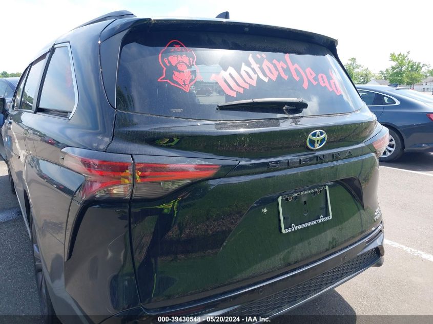 2022 Toyota Sienna Xse VIN: 5TDDRKECXNS075332 Lot: 39430548