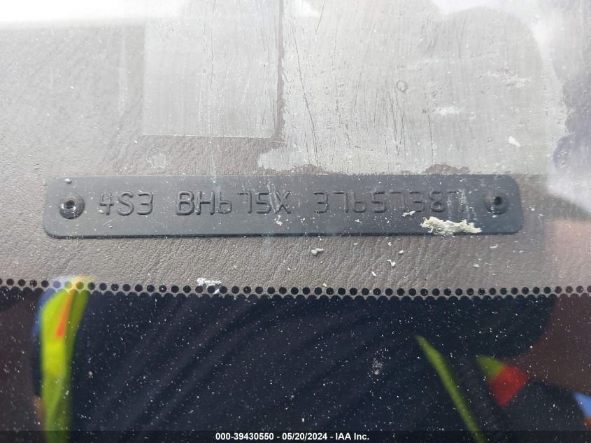 2003 Subaru Outback VIN: 4S3BH675X37657387 Lot: 39430550