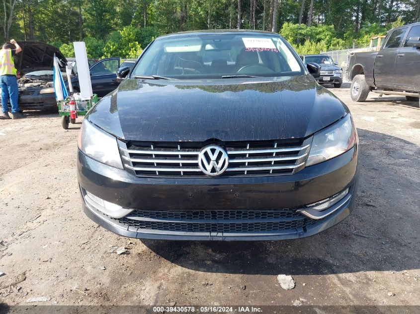 2012 Volkswagen Passat 2.0L Tdi Sel Premium VIN: 1VWCN7A31CC001982 Lot: 39430578