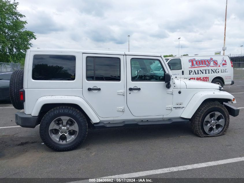 2016 Jeep Wrangler Unlimited Sahara VIN: 1C4BJWEG7GL252495 Lot: 39430582