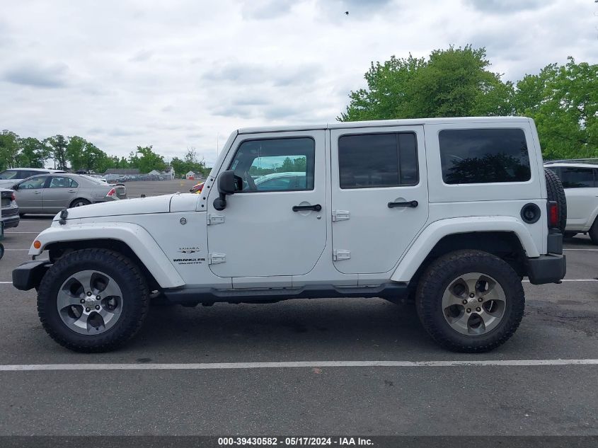 2016 Jeep Wrangler Unlimited Sahara VIN: 1C4BJWEG7GL252495 Lot: 39430582