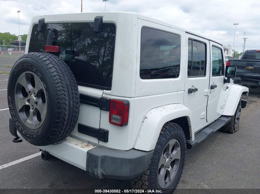 2016 Jeep Wrangler Unlimited Sahara VIN: 1C4BJWEG7GL252495 Lot: 39430582