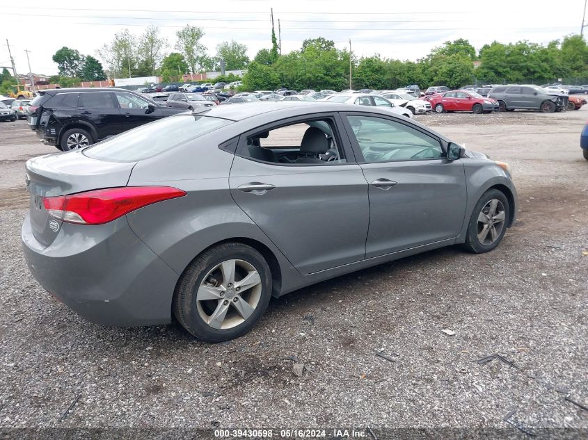 2013 Hyundai Elantra Gls VIN: 5NPDH4AE1DH324756 Lot: 39430598