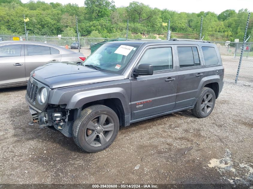 2016 Jeep Patriot 75Th Anniversary VIN: 1C4NJRBB6GD730214 Lot: 39430608