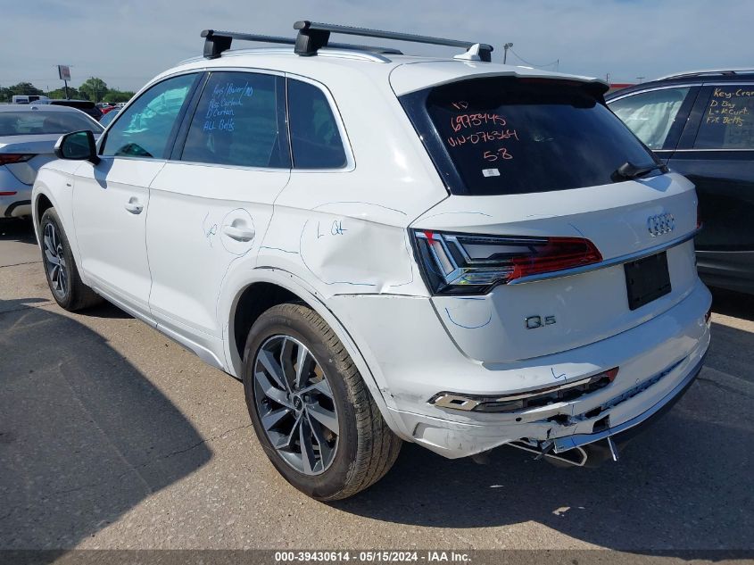 2023 Audi Q5 Premium Plus 45 VIN: WA1EAAFY0P2076364 Lot: 39430614