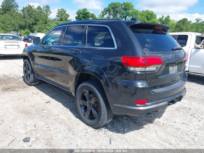 2016 Jeep Grand Cherokee High Altitude VIN: 1C4RJFCG8GC376423 Lot: 39430616