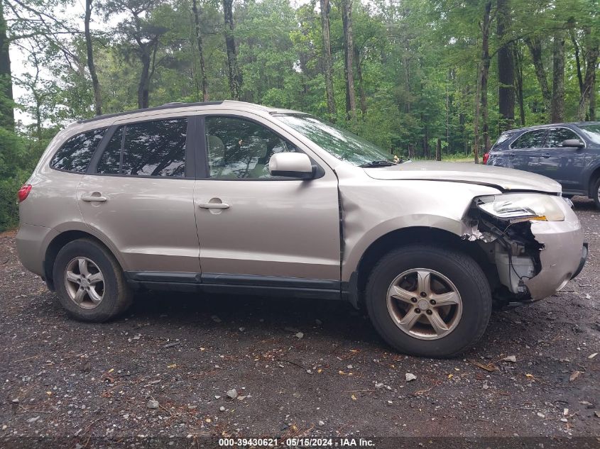 2007 Hyundai Santa Fe Gls VIN: 5NMSG13D47H105241 Lot: 39430621