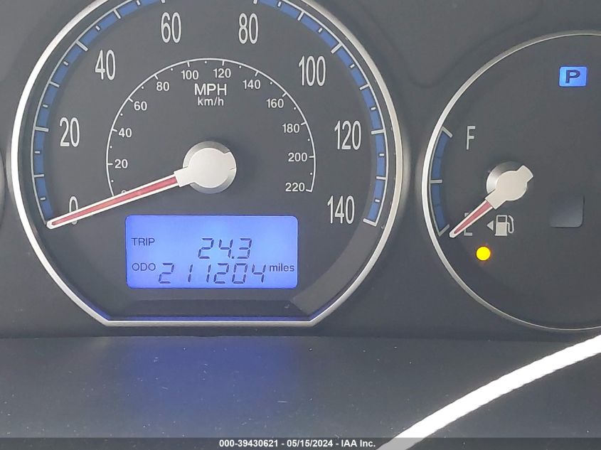 2007 Hyundai Santa Fe Gls VIN: 5NMSG13D47H105241 Lot: 39430621