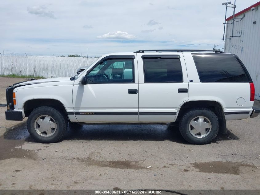 1999 GMC Yukon Sle VIN: 1GKEK13R5XJ760143 Lot: 39430631