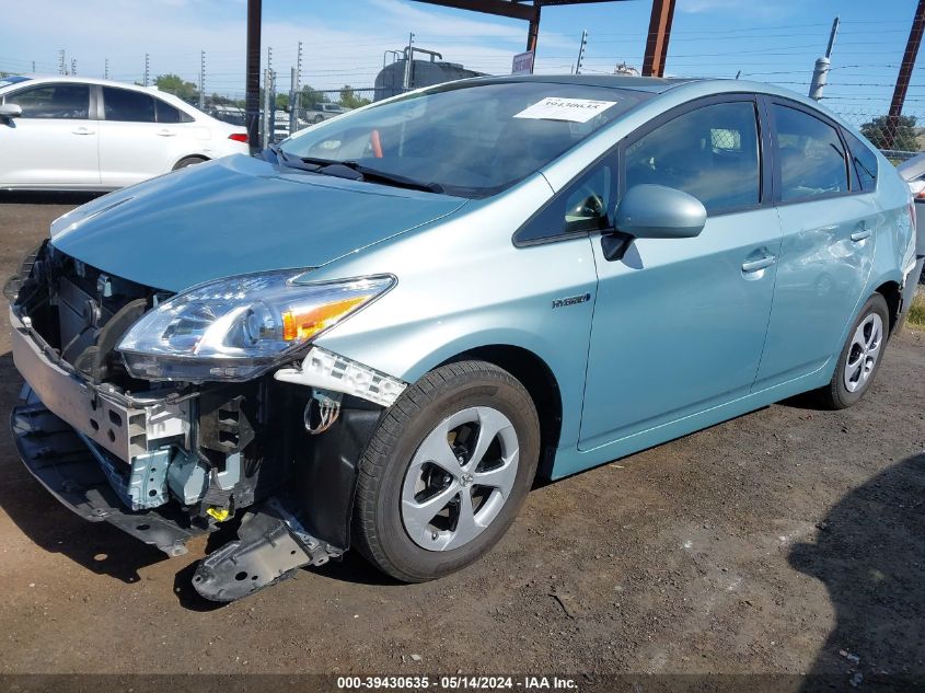 2014 Toyota Prius Four VIN: JTDKN3DUXE1847151 Lot: 39430635