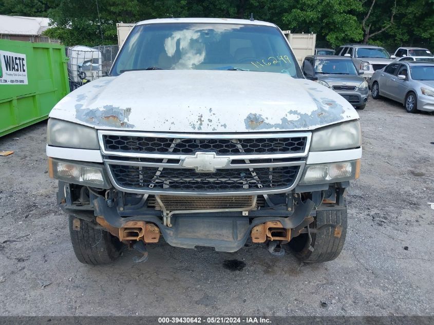 2006 Chevrolet Silverado 2500Hd Lt3 VIN: 1GCHK23286F116249 Lot: 39430642