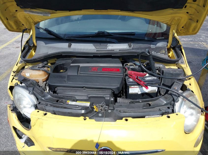 2012 Fiat 500 Pop VIN: 3C3CFFAR8CT211700 Lot: 39430664