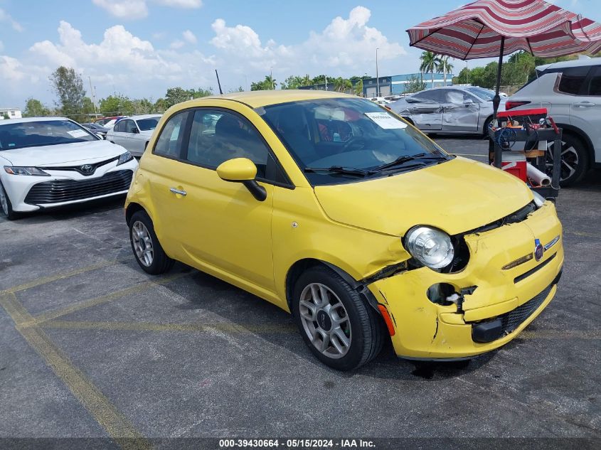 2012 Fiat 500 Pop VIN: 3C3CFFAR8CT211700 Lot: 39430664