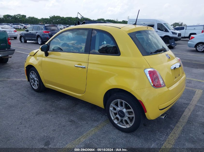 2012 Fiat 500 Pop VIN: 3C3CFFAR8CT211700 Lot: 39430664