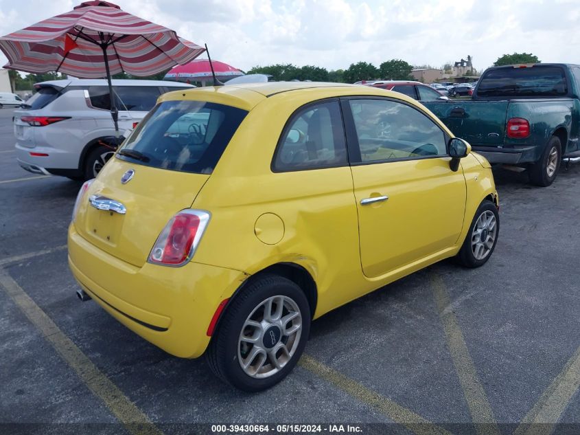 2012 Fiat 500 Pop VIN: 3C3CFFAR8CT211700 Lot: 39430664