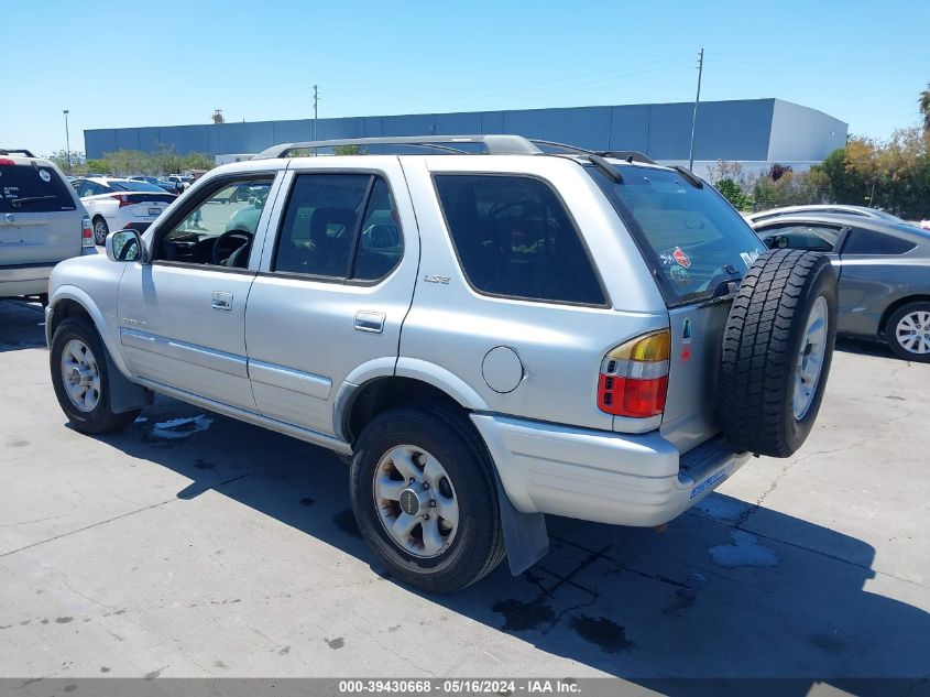 1999 Isuzu Rodeo Ls/Lse/S VIN: 4S2CM58W8X4372104 Lot: 39430668