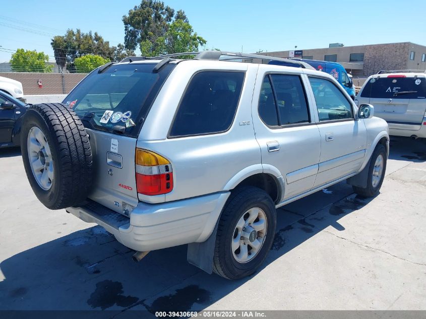 1999 Isuzu Rodeo Ls/Lse/S VIN: 4S2CM58W8X4372104 Lot: 39430668