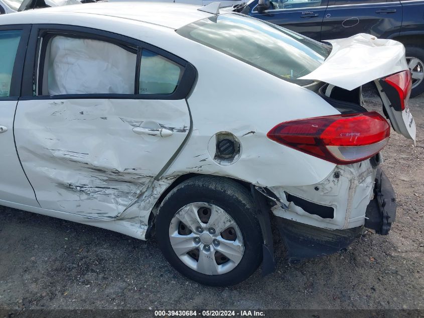 2017 Kia Forte Lx VIN: 3KPFK4A77HE053918 Lot: 39430684