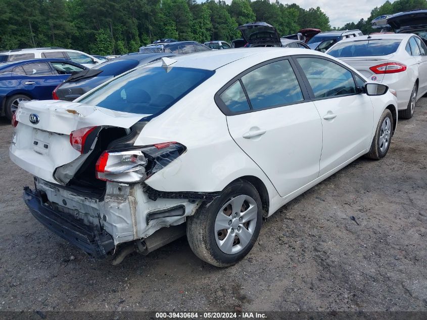 2017 Kia Forte Lx VIN: 3KPFK4A77HE053918 Lot: 39430684