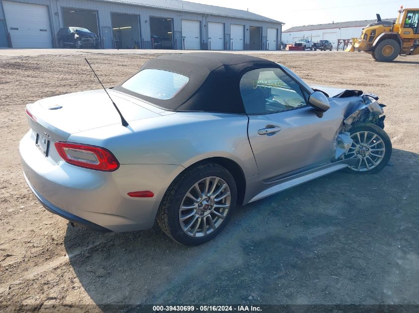 2018 Fiat 124 Spider Classica VIN: JC1NFAEK2J0134513 Lot: 39430699