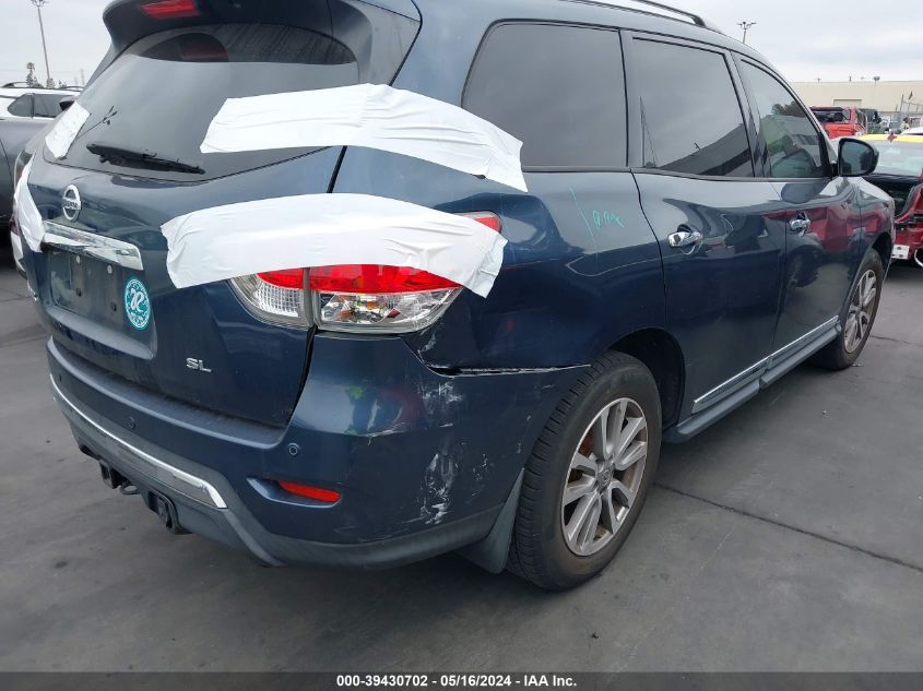 2015 Nissan Pathfinder Sl VIN: 5N1AR2MN9FC642859 Lot: 39430702