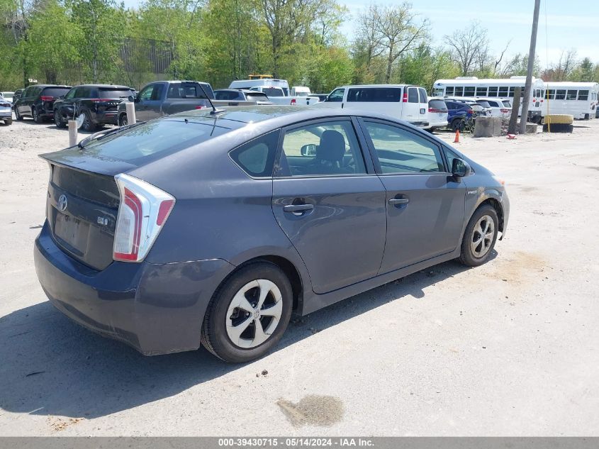 2014 Toyota Prius Four VIN: JTDKN3DU4E1806238 Lot: 39430715