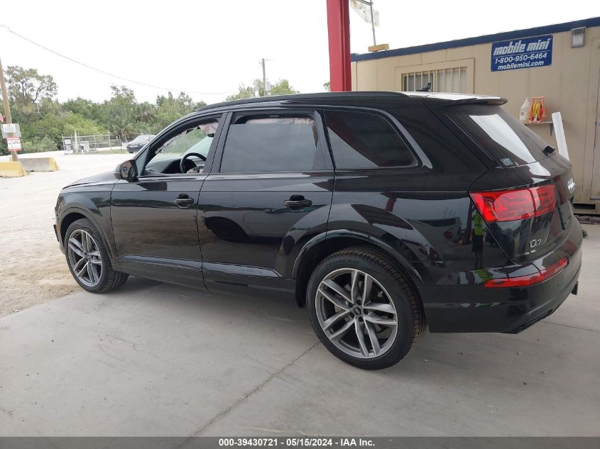 2018 Audi Q7 3.0T Premium VIN: WA1VAAF74JD042804 Lot: 39430721