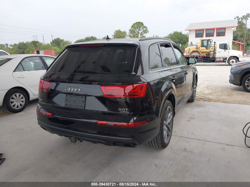 2018 Audi Q7 3.0T Premium VIN: WA1VAAF74JD042804 Lot: 39430721