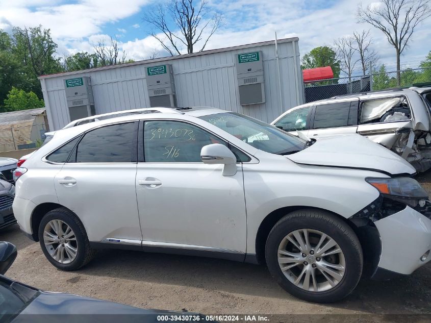 2012 Lexus Rx 450H VIN: JTJBC1BA8C2428884 Lot: 39430736