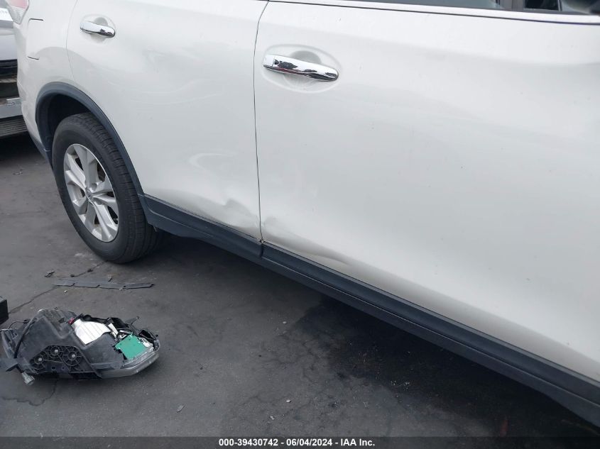 2016 Nissan Rogue Sv VIN: JN8AT2MT7GW019765 Lot: 39430742